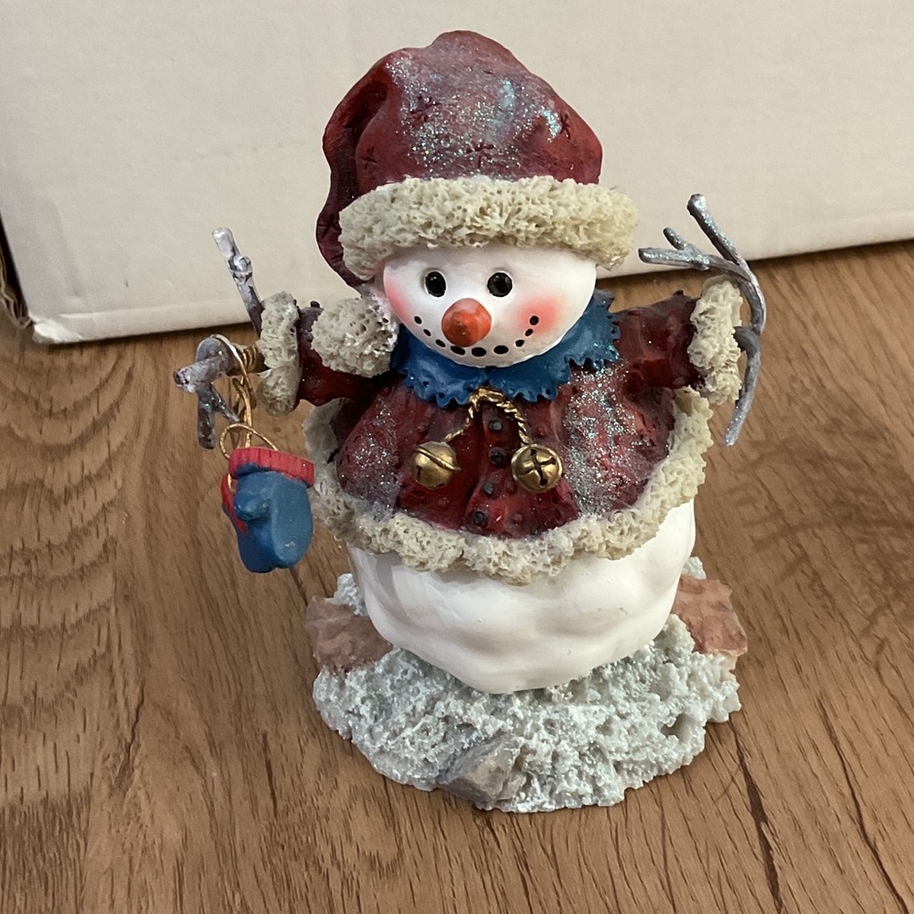 Sparkle Snowman Figurine